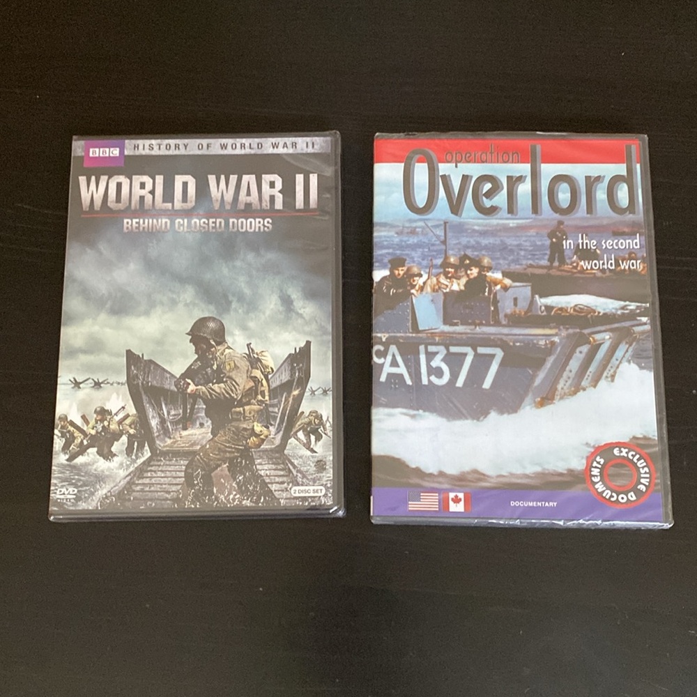 UNOPENED still in plastic wrap. Brand new. World War II movies - Picture 3 of 3